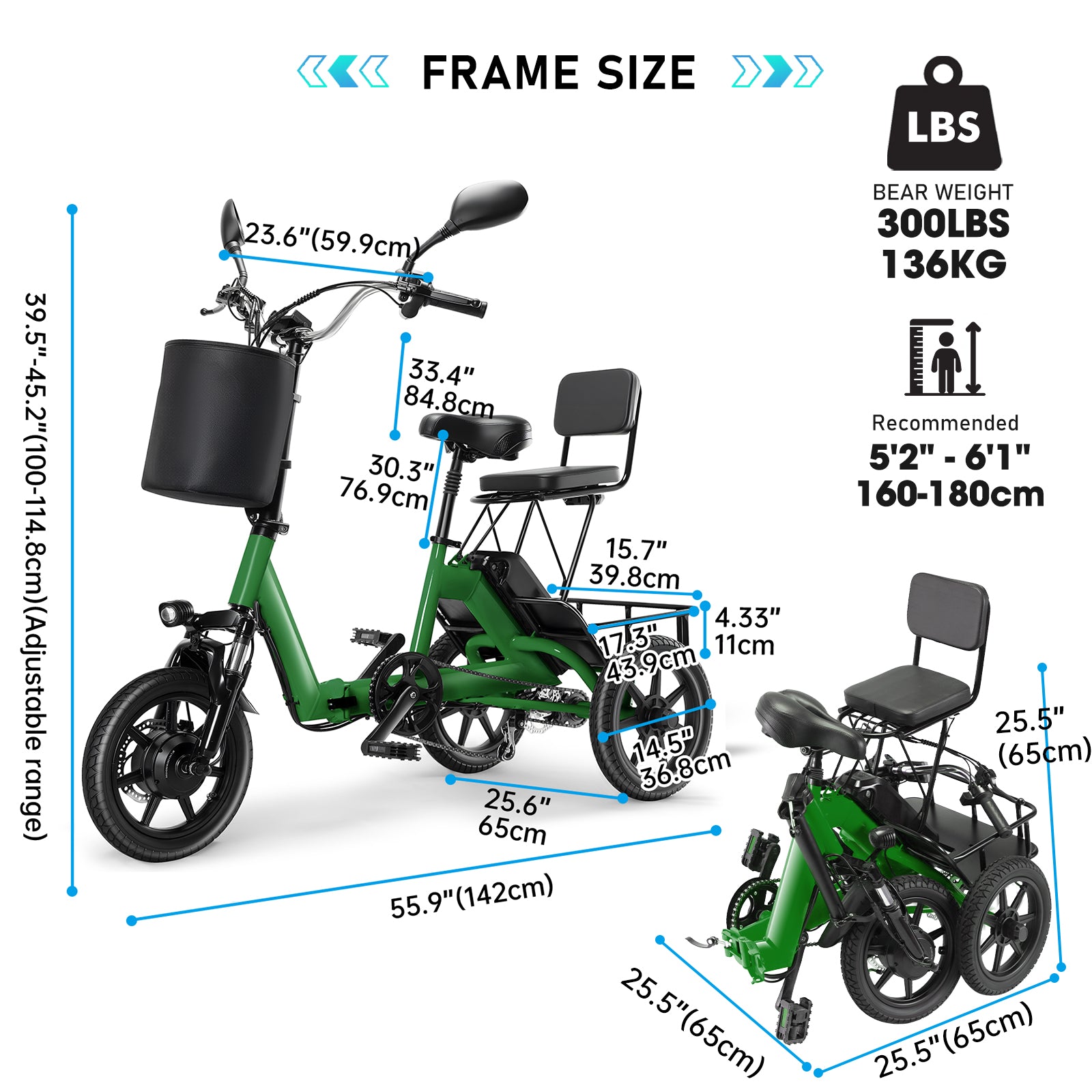 Electric Tricycle for Adults