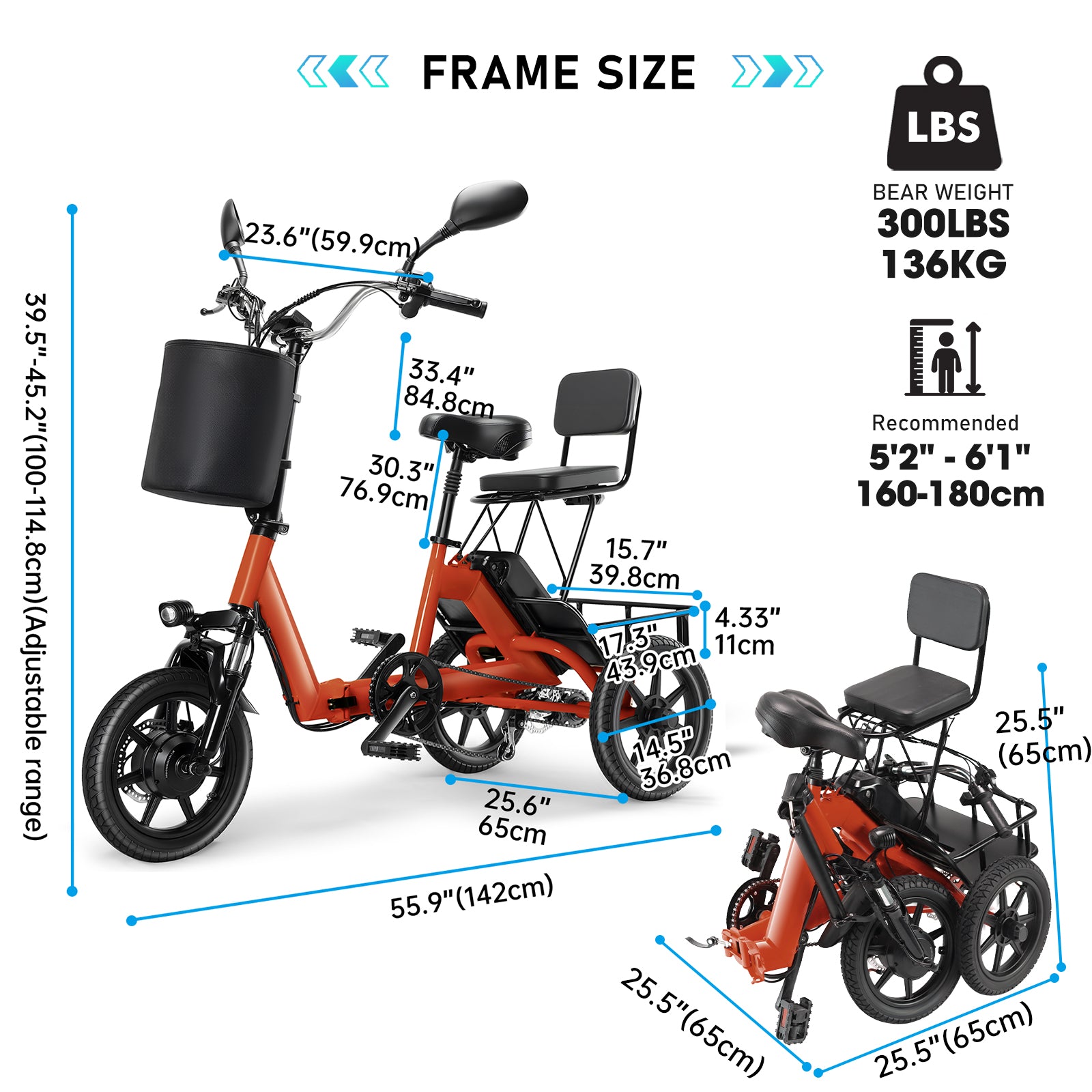 Electric Tricycle for Adults